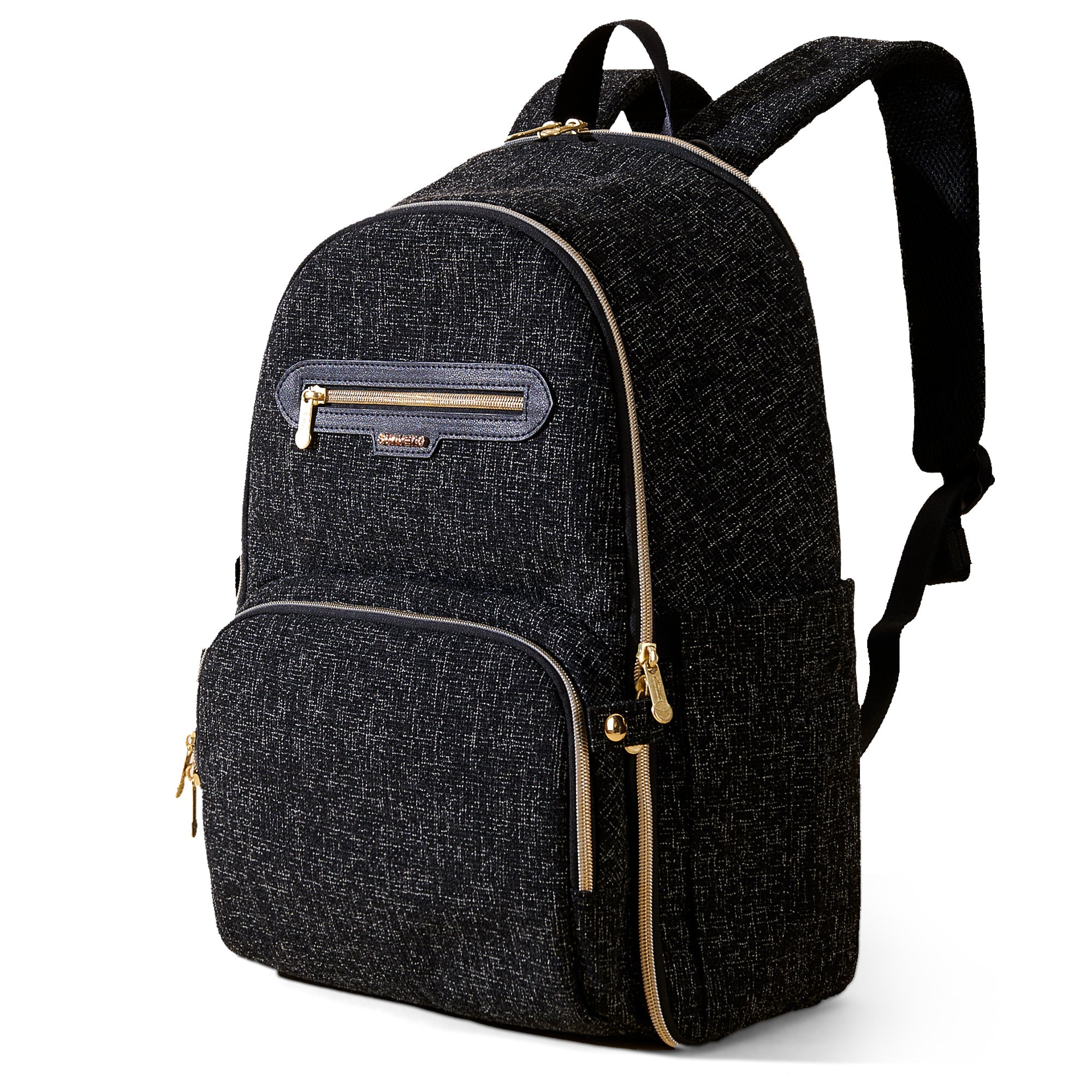 Convertible Tweed Diaper Backpack-0