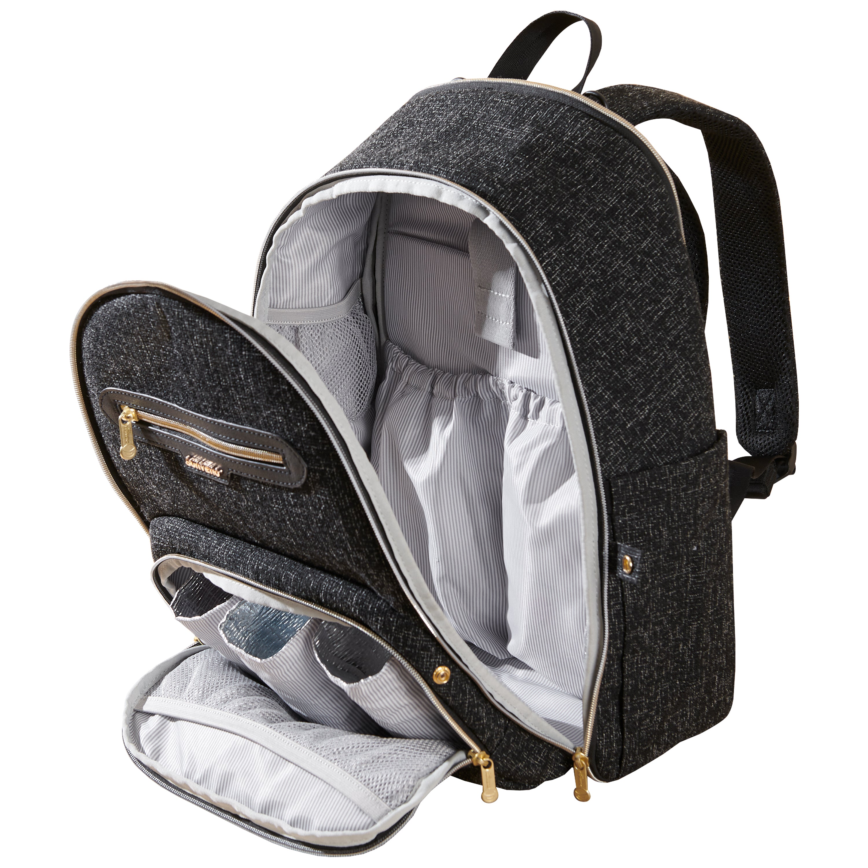Convertible Tweed Diaper Backpack-1