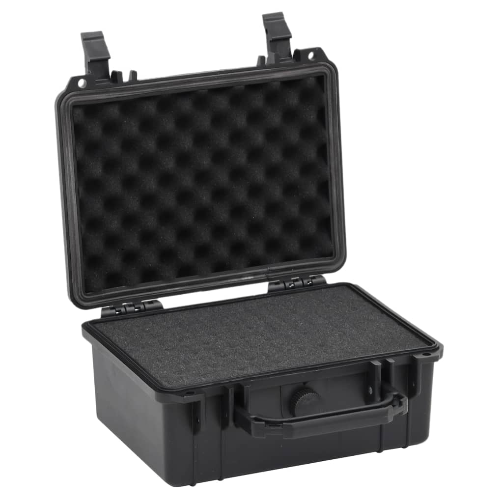 vidaXL Equipment Case Protective Hard Carry Case Portable Camera Case Black-1