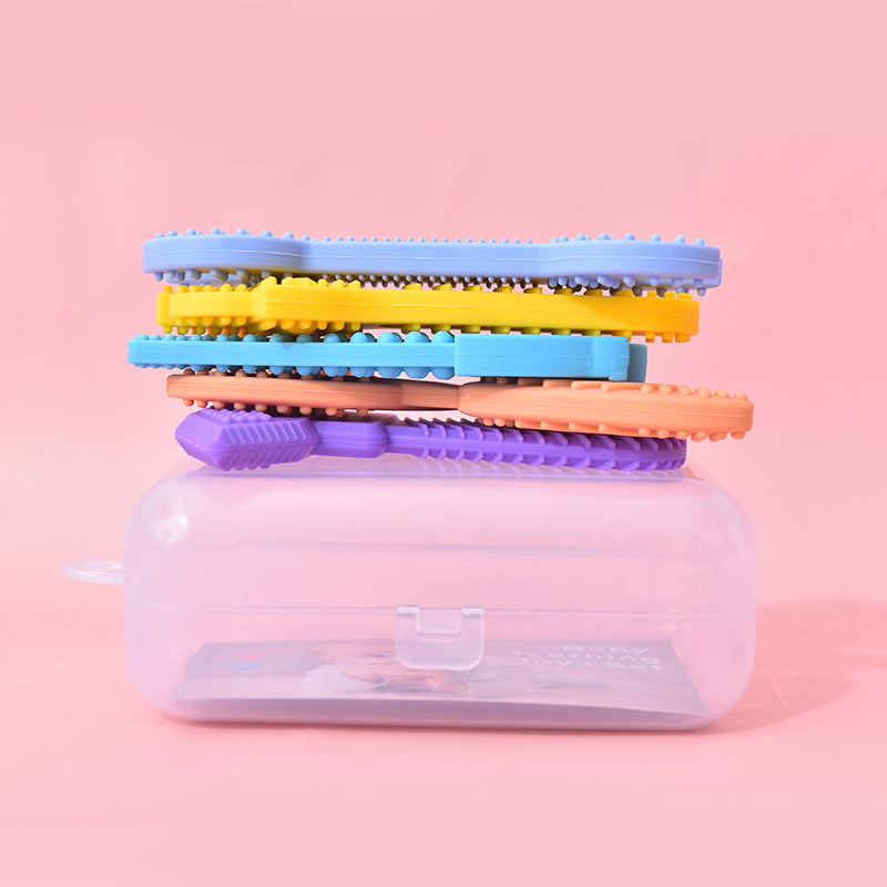 Infant Teething Kit – 5-Piece Silicone Chew Toys for Babies-0