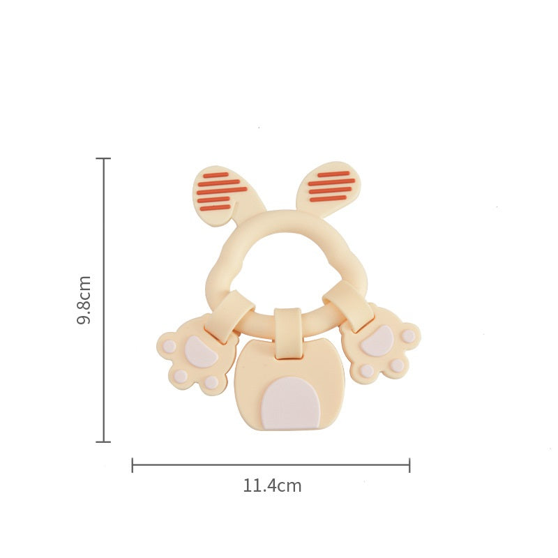 Baby Teething Toys – Teddy Bear Silicone Teething Sticks-1